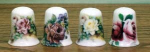 Roses Thimble - 4 Assorted  