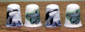 Whale & Dolphin Thimble - 4 Assorted  