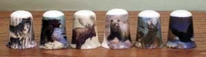 Wildlife Thimble-6 Assorted  