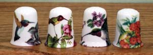 Hummingbird Thimble - 4 Assorted  